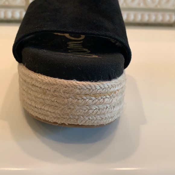 Sam Edelman Weslee Suede PlatformEspadrille Slides - Picture 6 of 13